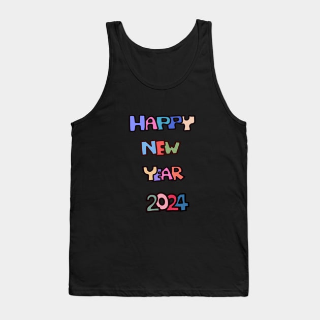 2024 New Year Tank Top by BigSaturn